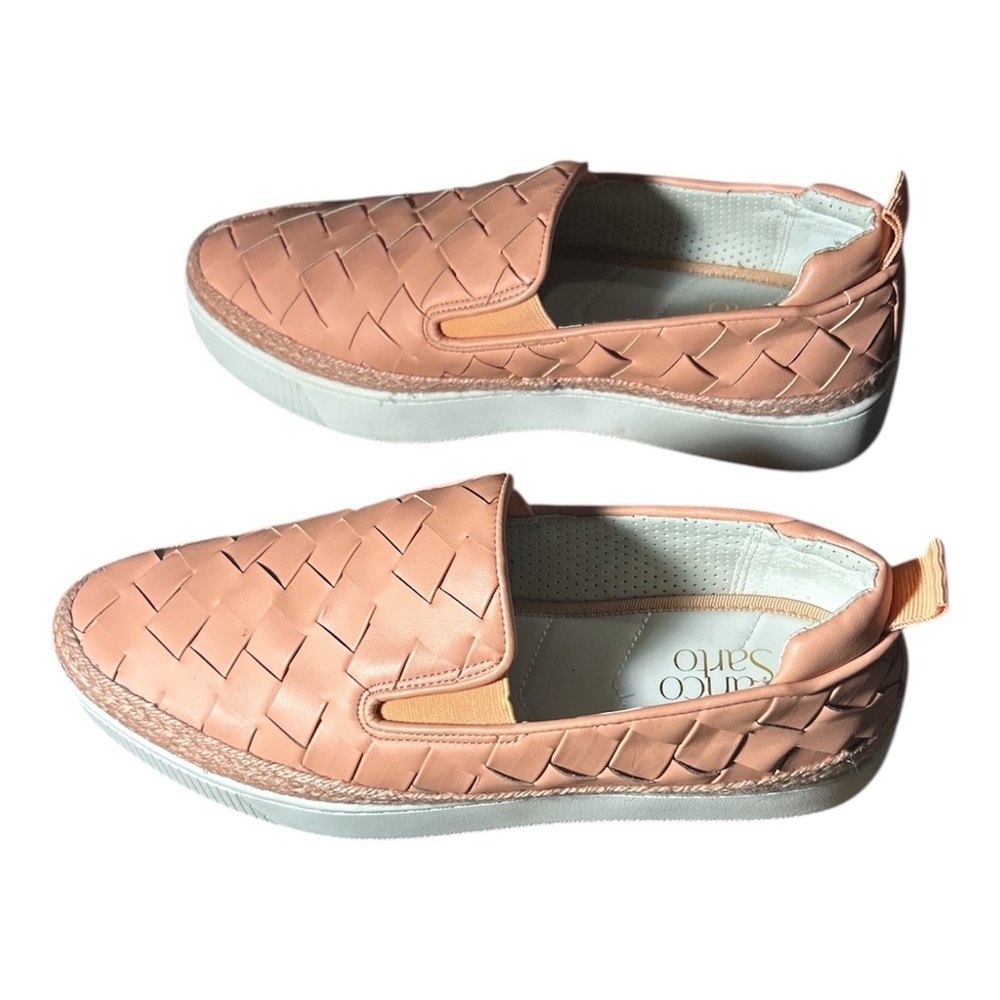 Franco Sarto L - Homer3 Women's Peach Woven Sneakers Size 9M